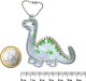 Breloczek Stamal Brelok breloczek gadżet odblaskowy odblask zawieszka dinozaur 3