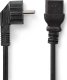Kabel zasilający Nedis Nedis CEGL10300BK20 kabel zasilające Czarny 2 m Wtyczka zasilająca typu C IEC C19 1