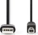 Kabel USB Nedis USB-A - USB-B 2 m Czarny (CCGL60101BK20) 2