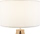 Lampa podłogowa Tectake Lampa podłogowa Lunaris, tekstylny klosz, trójnożna rama - dąb 3