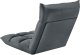 Tectake Fotel relaksacyjny Snooze, 2 w 1, aksamit, 14-stopniowa regulacja - szary 1