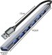 HUB USB Iso Trade HUB USB- 1 port 3.2 + 6 portów 2.0 Izoxis 24374 3