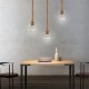 Lampa sufitowa ATL ZD151A Oprawa sufitowa 2x1m e27 sznur     jutowy 5