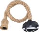 Lampa sufitowa ATL ZD151B Oprawa sufitowa 1m e27 sznur       jutowy 3