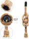 Lampa sufitowa ATL ZD151B Oprawa sufitowa 1m e27 sznur       jutowy 4
