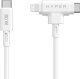 Kabel USB Targus USB-C - USB-C + Lightning 1.5 m Biały (HJ4010WHGL) 2