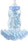 Mikamax Niebieski Zestaw na Baby Shower, Chrzciny, Podziękowania dla Gości - Butla + 30 Mini Butelek 1
