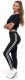 Moraj MORAJ - Legginsy Damskie Z Lampasami - Czarne - L/XL 2
