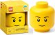 LEGO 4033 - LEGO Pojemnik w kształcie głowy jasnożółtej minifigurki chłopca 0,36L 1