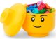 LEGO 4033 - LEGO Pojemnik w kształcie głowy jasnożółtej minifigurki chłopca 0,36L 5