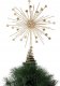 Atmosphera Złota gwiazda na czubek choinki, 30 cm 2