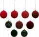 Atmosphera Zestaw ozdób choinkowych, Ø 8 cm 1