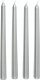 Atmosphera Komplet satynowych świec, 4 sztuki, 25 cm 1