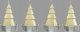 Atmosphera Świeczki w ksztalcie choinki, tealight, 4 sztuki 2