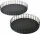 Boltze Metalowe tace WEIRY, 2 sz. Ø 25-31 cm 1