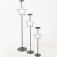 Boltze Metalowe świeczniki z gwiazdką GUILA, 3 szt., wys. 54,5 - 99,5 cm 4