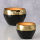 Boltze Świeczniki metalowe na tealight MALVA, Ø 8-12 cm 2