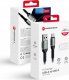 Kabel USB ForCell USB-A - USB-C 1.2 m Czarny 2