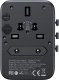 Joyroom Adapter podróżny JR-TCW01 uniwersalny 17W EU / US / JP / AU / UK - czarny 2