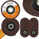 VERGIONIC 2x Tarcze Tarcza do szlifowania lamelka 125 mm P60 1