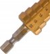 Wiertło VERGIONIC ZESTAW WIERTŁA WIERTŁO STOŻKOWE STOPNIOWE HSS 3-20mm DO METALU TYTANOWE 3el 4