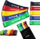 Alpha ZESTAW 5 GUMY DO ĆWICZEŃ MINI BAND FITNESS GUMY OPOROWE TRENINGOWE ALPHA 1