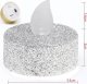 Affek Design ZESTAW 6 ŚWIECZEK LAMPEK TEA LIGHT LED SREBRNY BROKAT 4