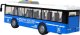 LeanToys Autobus Na Baterie Światła Dźwięki Napęd Frykcyjny Niebieski 1:16 2