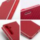 ForCell Kabura LUNA Book Carbon do SAMSUNG S20 FE / S20 FE 5G czerwony 8