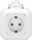 Orno ORNO FRONT CUB 4x2P+Z, 2xUSB, 1.4M, WHITE 4