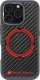 Audi Audi Carbon Fiber Sport Red Circle MagSafe iPhone 16 Pro 6.3" czarny/black hardcase AUS-TPUPCMIP16P-RSQ/D5-BK 1