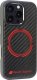 Audi Audi Carbon Fiber Sport Red Circle MagSafe iPhone 16 Pro 6.3" czarny/black hardcase AUS-TPUPCMIP16P-RSQ/D5-BK 1