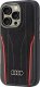 Audi Audi Genuine Leather MagSafe iPhone 16 Pro 6.3" czarno-czerwony/black-red hardcase AU-TPUPCMIP16P-R8/D3-RD 3