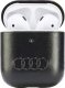 Audi Audi Leather Big Logo AirPods 1/2 cover   czarny/black AU-AP-GT/D3-BK 1