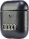 Audi Audi Leather Big Logo AirPods 1/2 cover   czarny/black AU-AP-GT/D3-BK 2
