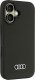 Audi Audi Silicone Case iPhone 16 6.1" czarny/black hardcase AU-LSRIP16-Q3/D1-BK 1