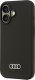 Audi Audi Silicone Case iPhone 16 6.1" czarny/black hardcase AU-LSRIP16-Q3/D1-BK 2
