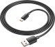 Kabel USB Hoco USB-A - USB-C 1 m Czarny 3