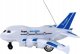 LeanToys Samolot RC Zdalnie Sterowany Biały Aerobus Pilot Światła Dźwięki 2