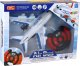 LeanToys Samolot RC Zdalnie Sterowany Biały Aerobus Pilot Światła Dźwięki 4