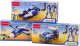 LeanToys Wozy Policyjne Motor Łódź Samolot Policja Klocki Konstrukcyjne MIX 3