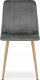 Leobert Krzesło LAVA - ciemny szary aksamit / nogi kolor drewna x 1 2