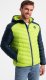 Kurtka męska Ombre Nylonowa pikowana kurtka męska w stylu sportowym  limonkowa V4 OM-JALP-0185 XL 2