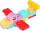 Springos Klocki konstrukcyjne, montażowe dla dzieci 126 el. eukacyjne, kolorowe UNIWERSALNY 6