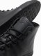 Ombre Wysokie buty trampki męskie z gumowym noskiem  czarne V6 OM-FOSH-0138 46 4