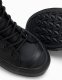 Ombre Wysokie buty trampki męskie z gumowym noskiem  czarne V6 OM-FOSH-0138 46 5