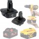 Rosfix ADAPTER PRZEJSCIÓWKA AKUMULATORA DEWALT 18V MILWAUKEE M18 DO DCB201 DCB203 1