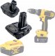Rosfix ADAPTER PRZEJSCIÓWKA AKUMULATORA DEWALT 18V 20V NA STARY TYP DEWALT DC9096 1