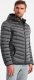 Kurtka męska Ombre Lekko ocieplona pikowana kurtka męska z satynowym wykończeniem  grafitowa V14 OM-JALP-0180 XL 1