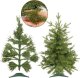 Springos Choinka sztuczna premium 90 cm świerk naturalny, produkcja polska UNIWERSALNY 2